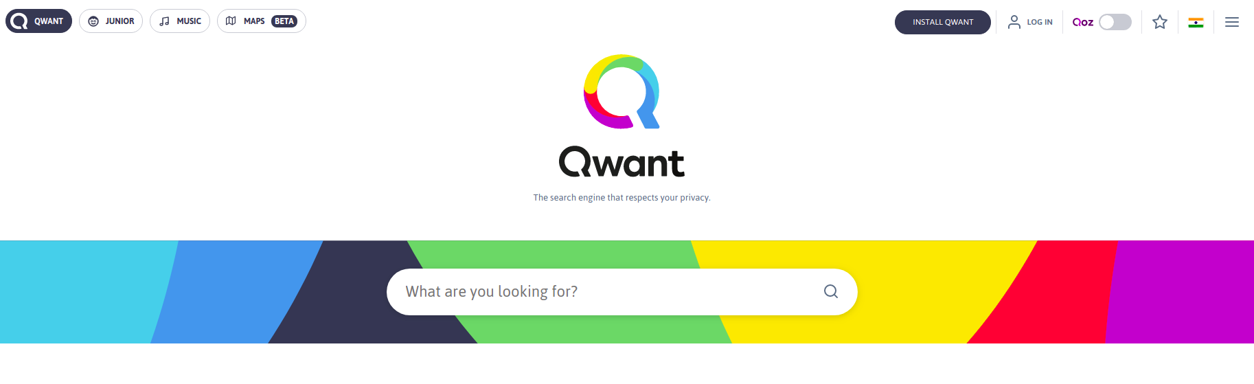 Qwant google alternative search engines