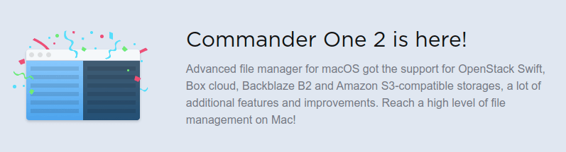 procommander vs commander one mac