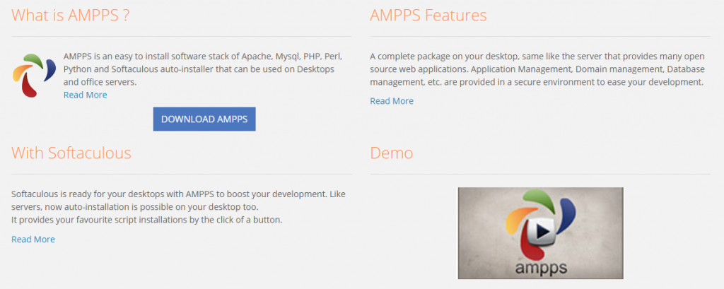 using ampps on windows and mac